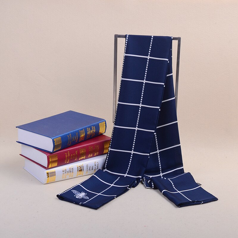 Mannen Gedrukt Zijde Dubbelzijdig Sjaals Mannen Business Lange Sjaals Warme Veelzijdige High-End sjaals Sjaals: Style No.1