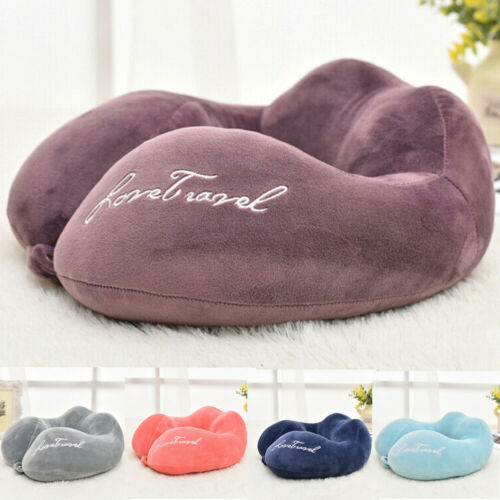 Memory Foam Pad U-vormige Reizen Kussen Vliegtuig Reizen Sleep Head Rest Ondersteuning Kussen Soft Foam Nekkussen Auto Kussen kussen