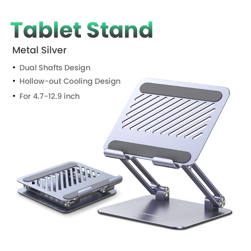 UGREEN Tablet Phone Stand For iPad Pro iPad Stand Xiaomi Tablet Support Notebook Stand Mobile Phone Holder Tablet Stand: SKY BLUE