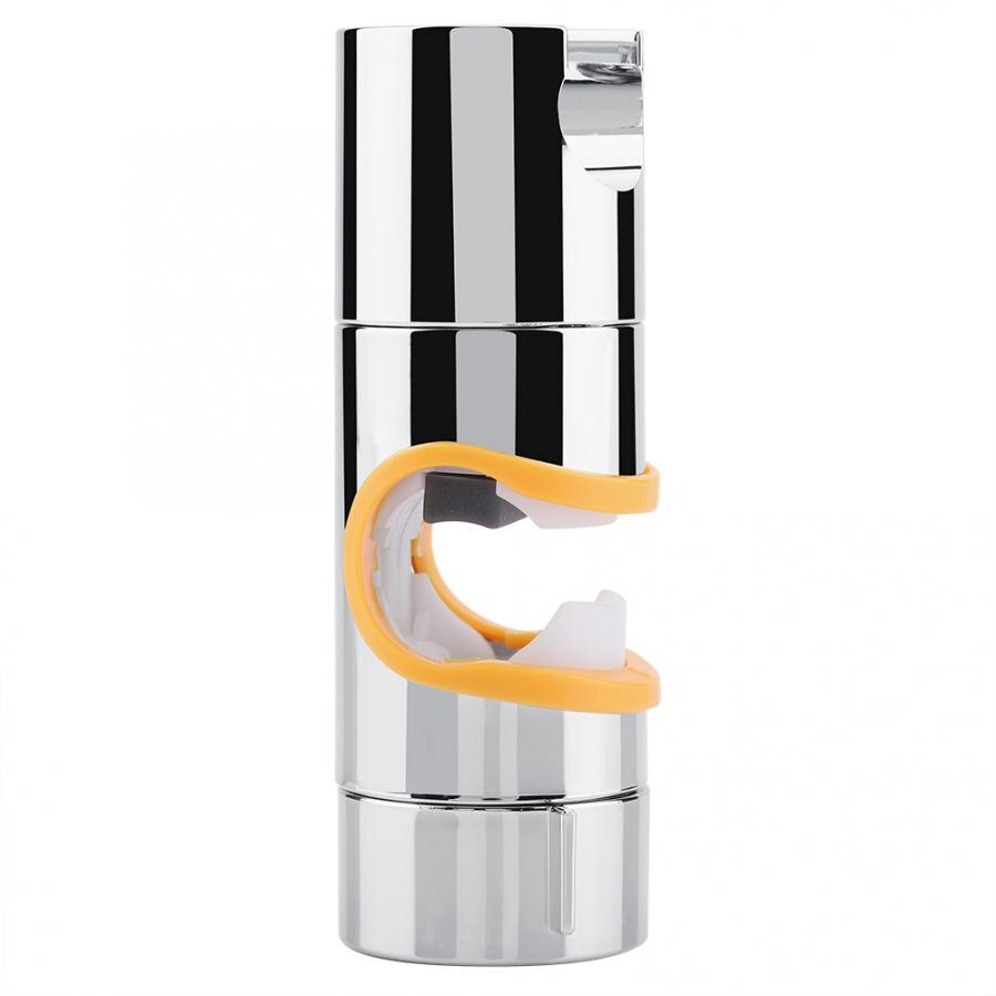 1 stuks verstelbare douchekophouder abs handdouchekopbeugel standaard douche glijstang houder voor φ 18 ~ 25mm douchestang: Oranje