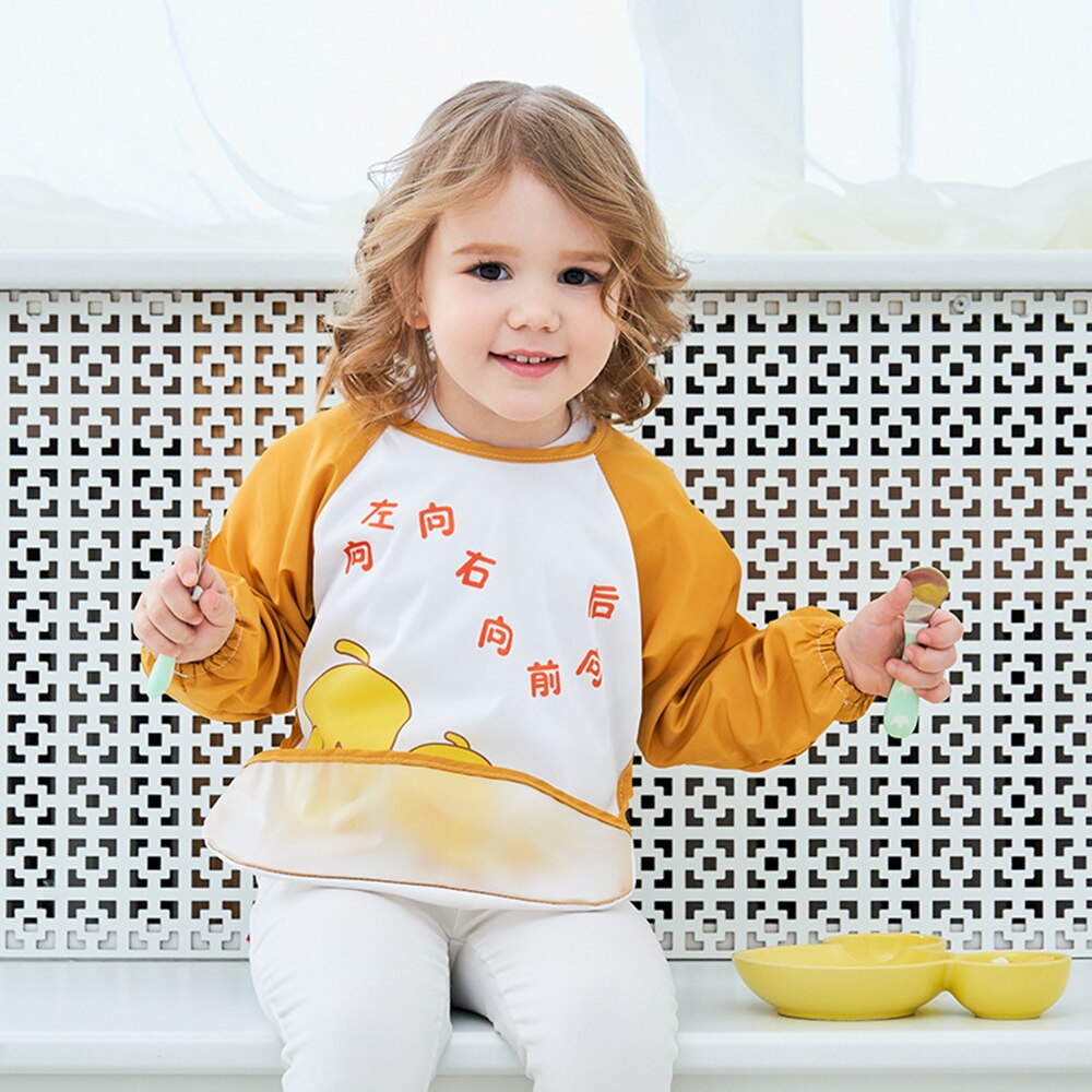 Baogaier Slabbers Kinderen Waterdichte Tela Bib Baby Meisje Jongen Baberos Vlekbestendig Slabbetjes Babero Slabber Voeden Baby Dingen: Have pockets 4