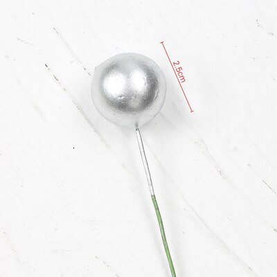 5 pcs/lot lovely gold ball cake topper birthday cup cake decoration baby shower kids birthday party wedding favor supplies: 06 5 pcs