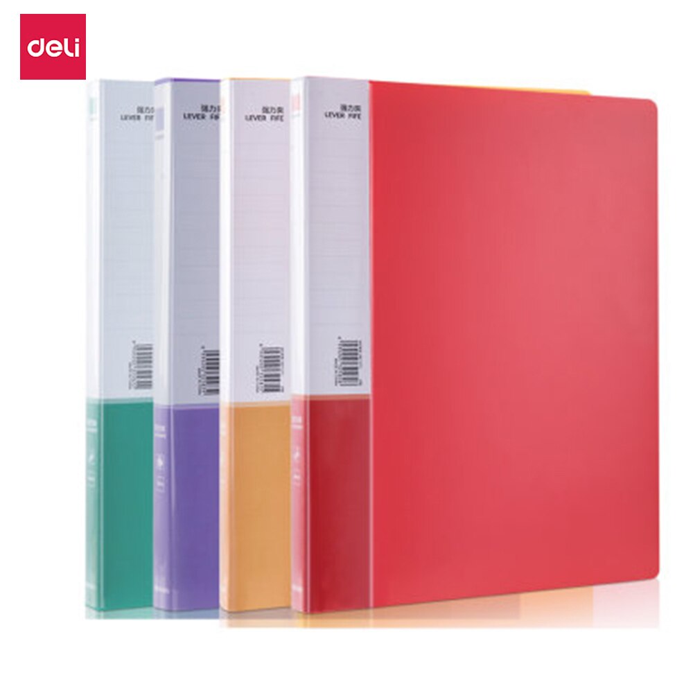 Deli Folder A4 Board Clip Data Folder Resume Folder Test Paper Clip Finishing Clip Office Classification Single and Double Clip