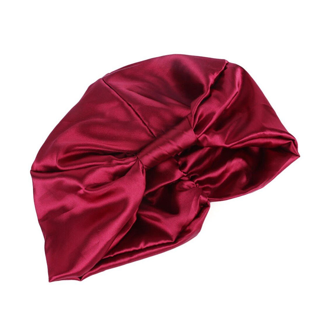 Satin Lace Sleeping Hat Night Sleep Cap Hair Care Satin Bonnet Caps Nightcap For Women: Type1 Rose