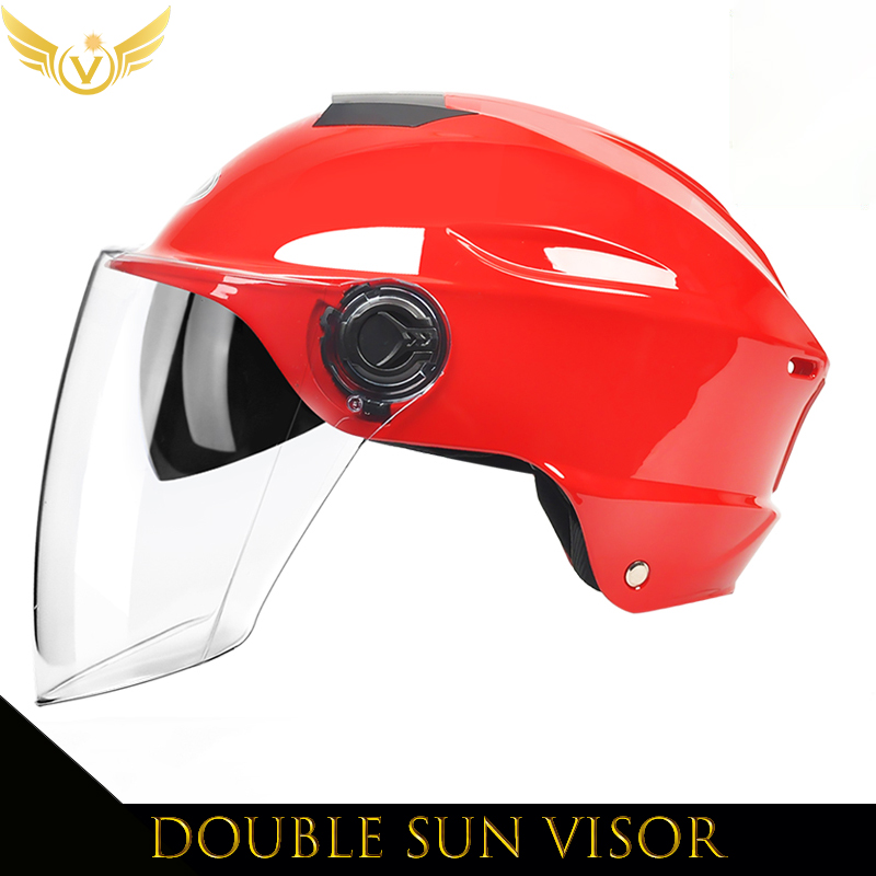 Electric Scooter Helmet Summer V Chopper Motorcycle Helmets Safety Waterfall Soman Urban Articles Woman Men Moto Equipment: Khaki