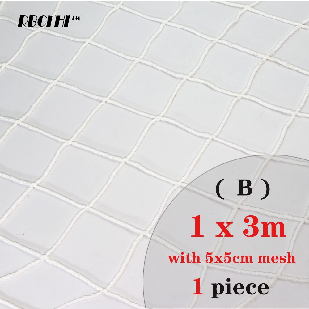 Rbcfhi trädgård växtskydd nät barn trappskydd nät balkong anti-fall nät anti-katt nät nylon nät klätternät: 1 x 3m ( mesh 5 x 5cm)