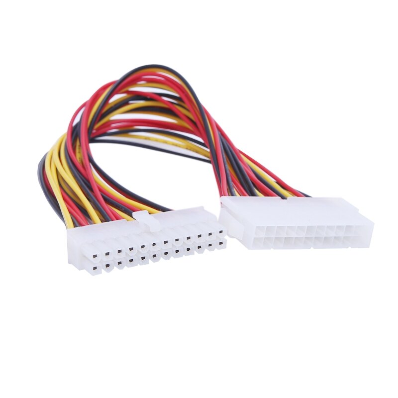 ATX 24-Pin conector macho a hembra placa base PSU fuente de alimentación Cable de extensión