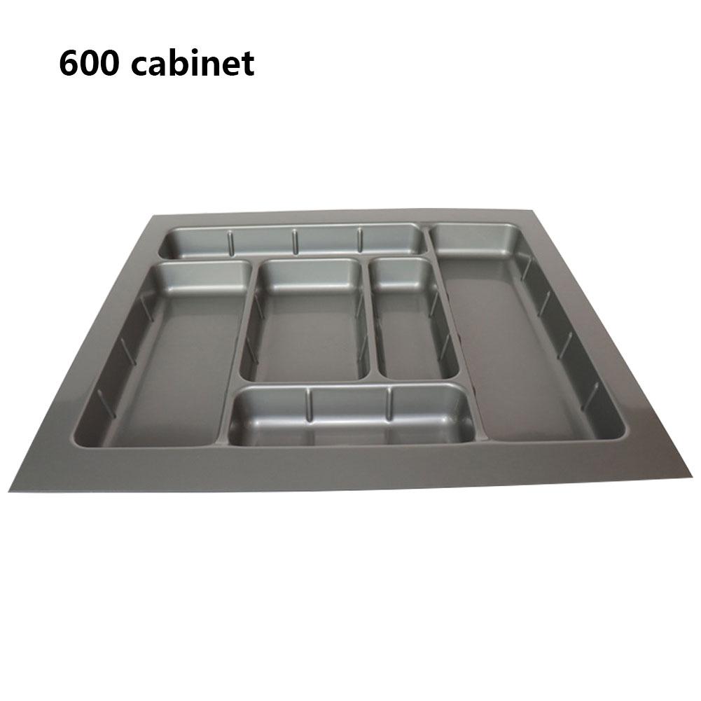 Kitchen Cutlery Storage Kitchen Cabinet Chopsticks Cutlery Storage Box Plastic Drawer Compartment Divider Tray Dinner Plates: 600 cabinets