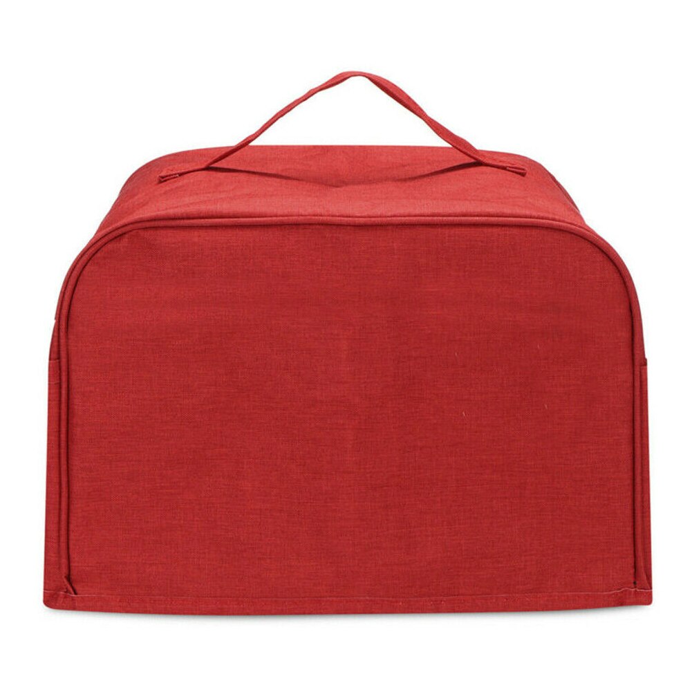 With Pocket Full Protection Solid Toaster Cover Anti Scratch Machine Washable Splashproof Universal Cotton Linen Home Kitchen