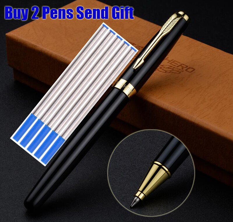 Brand Metal Ink Fountain Pen Luxury Sonnet Signature Pen Buy 2 Pens Send: Pen 5 Blue Refills