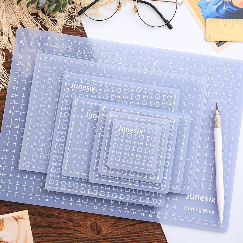 Selbstheilende Schneidematten, durchscheinendes Papier, Patchwork-Schnittbrett, DIY, mehrere Größen, Schnitzplatte, handgefertigte Werkzeuge, Schneidplatte, Büro