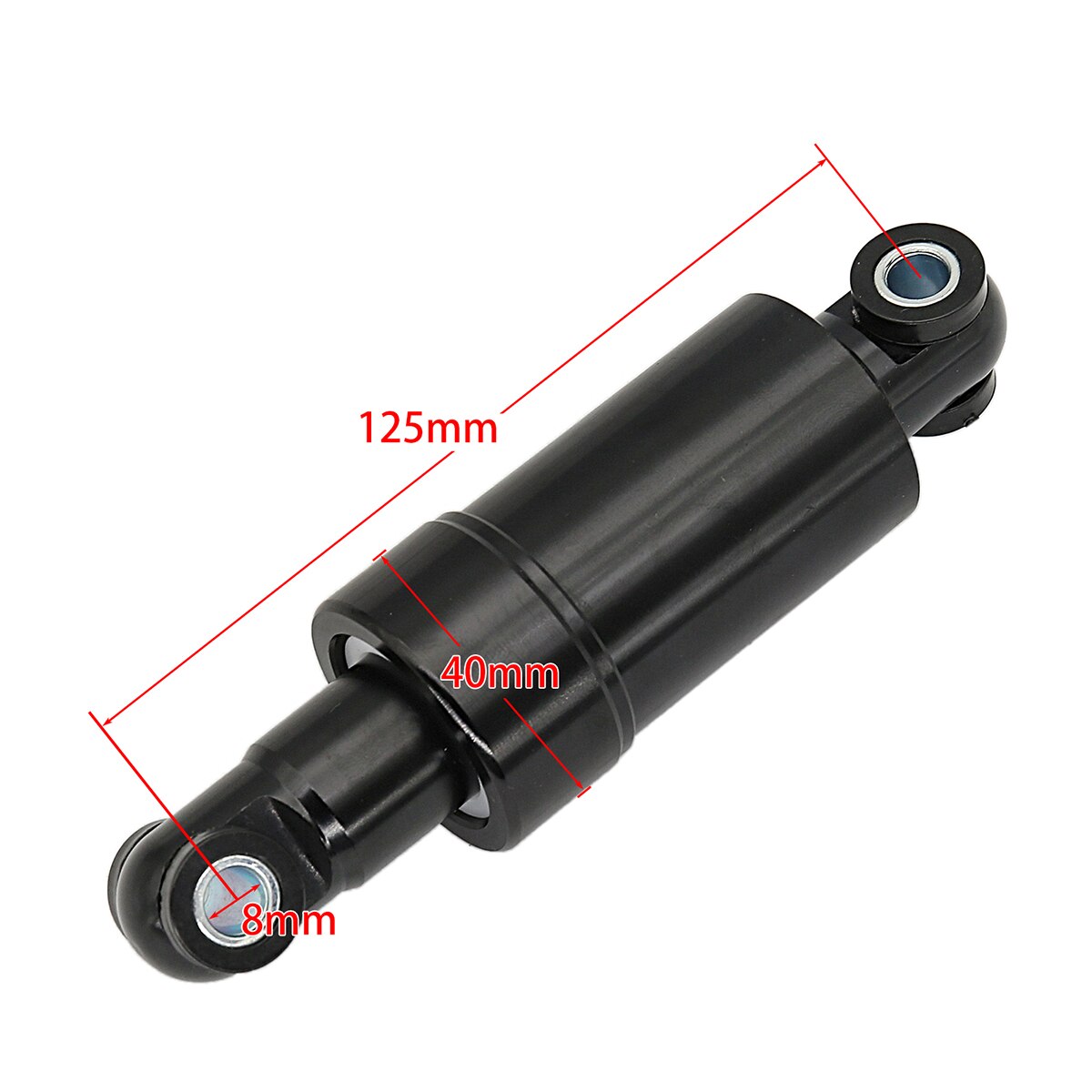 E-rower zawieszenie tylnego amortyzatora 110mm 125mm 750lbs na składana hulajnoga 49cc motorynka mini ATV skuter elektryczny wioślarz