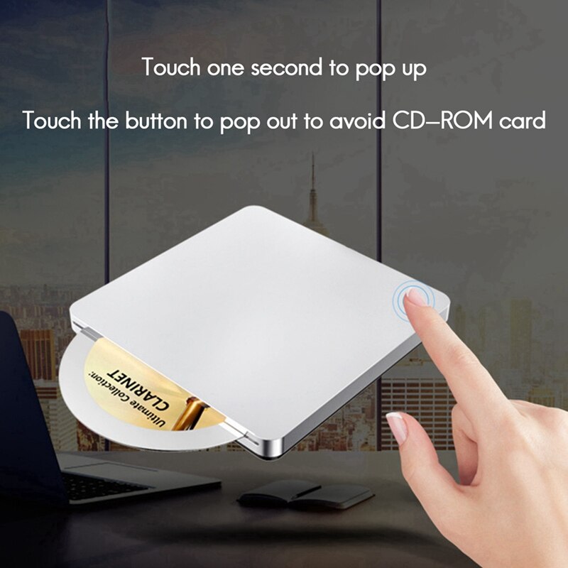 Notebook External Slot-Load DVD Burner USB Optical Drive Mobile Optical Drive External Optical Drive