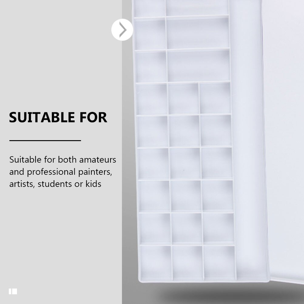 2pcs Watercolor Box Pigment Container Gouache Painting Box Oil Paint Box