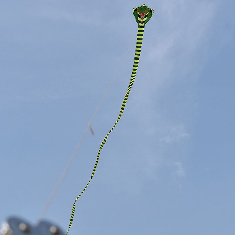 8m/26.25ft 15m/49.21ft cartoon-mamba-schlangen-drachen gfk-stange flugsport strand-kitesurfen kinder familie outdoor-sport