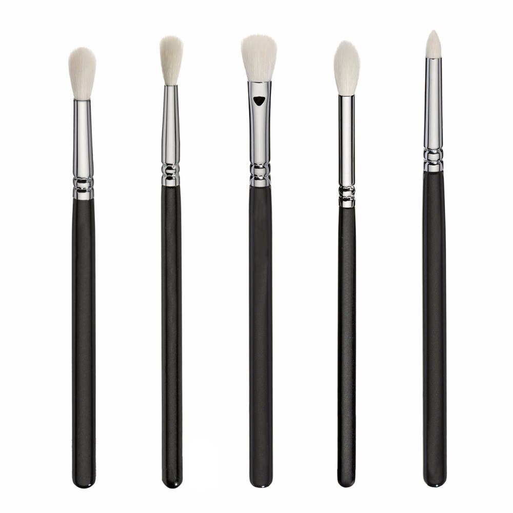 15 Uds. Brochas de maquillaje de pelo sintético negro, base en polvo, colorete, sombra de ojos, juego de brochas de maquillaje para contorno, estuche para cosméticos
