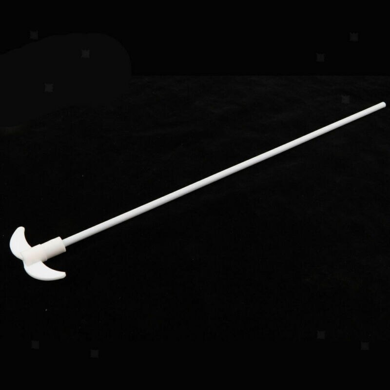 Electric overhead stirrer mixer shaft Stirring Rod paddle Lab Mixing Accs: LxDia- 450x90mm