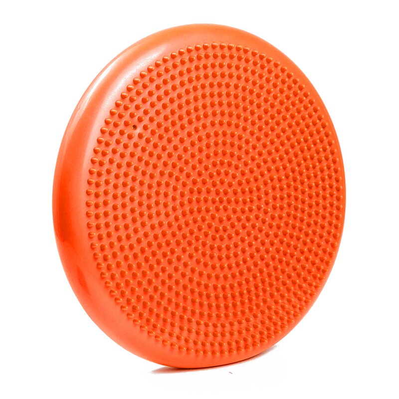 Yoga Balance Ball Duurzaam Opblaasbare Massage Bal Fitness Taille Twisting Disc Balance Board Voeten Revalidatie Gewatteerde: Oranje