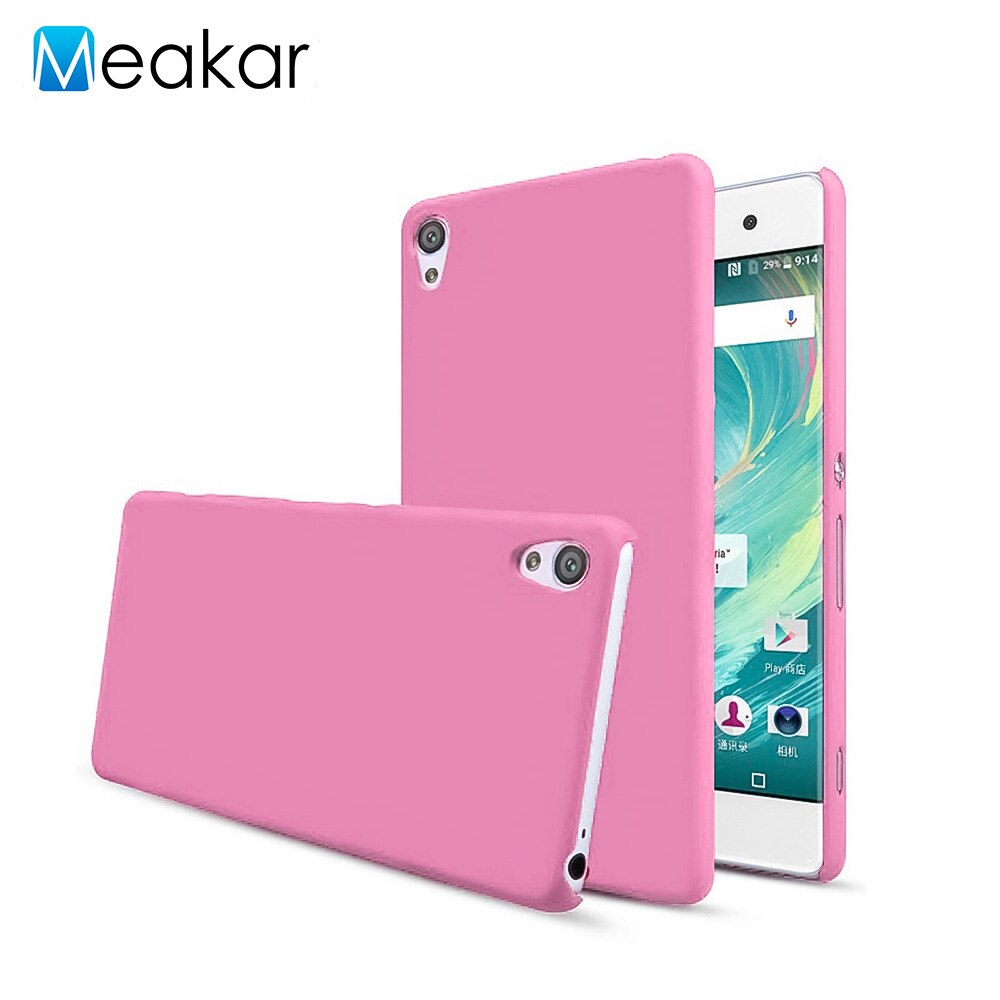 Funda de plástico para Sony Xperia Xa, carcasa trasera para teléfono Sony Xperia Xa Dual F3111 F3112 F3113 F3115 F3116: pink