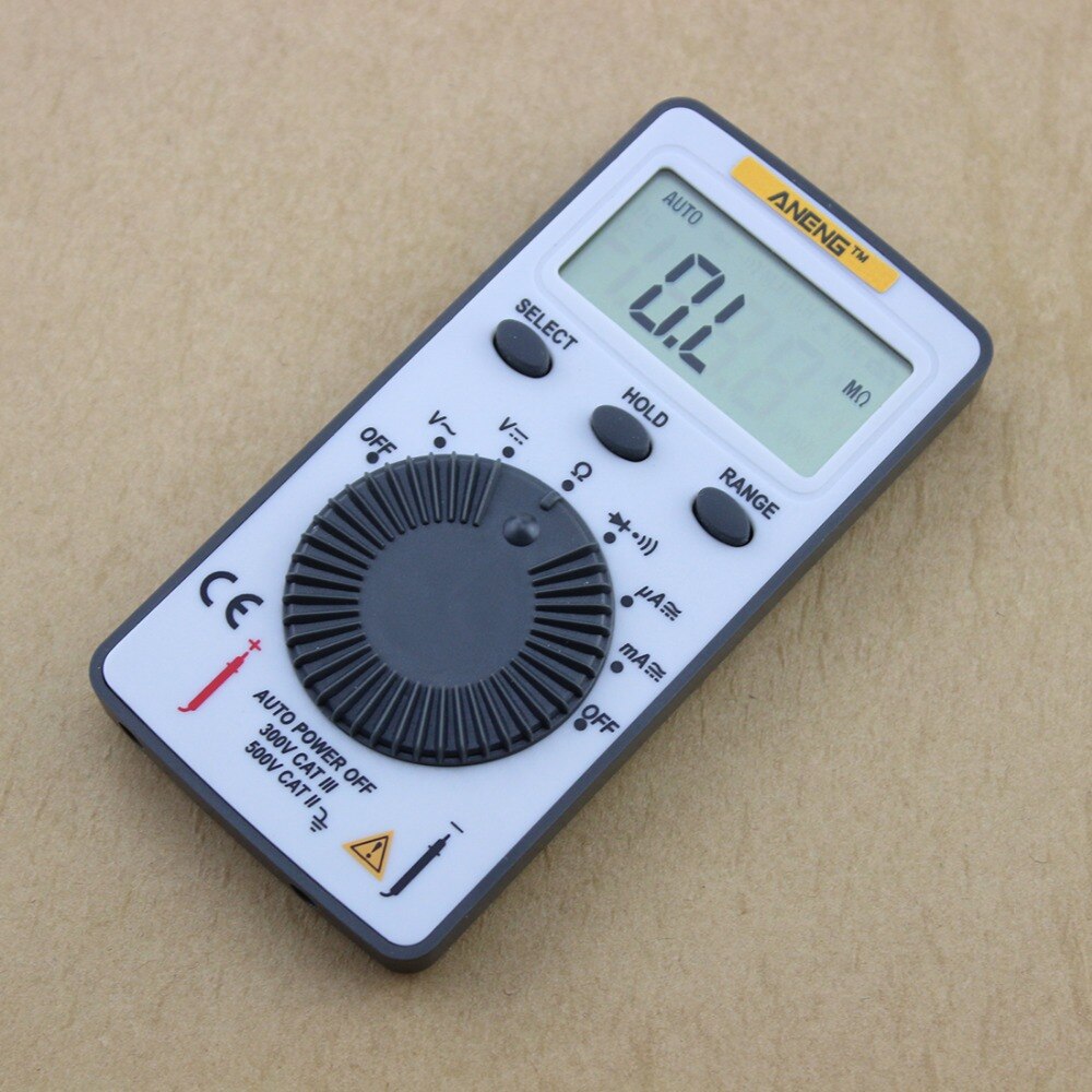 1 PC AN101 Pocket Digital Multimeter Backlight AC/DC Automatic Portable Meter