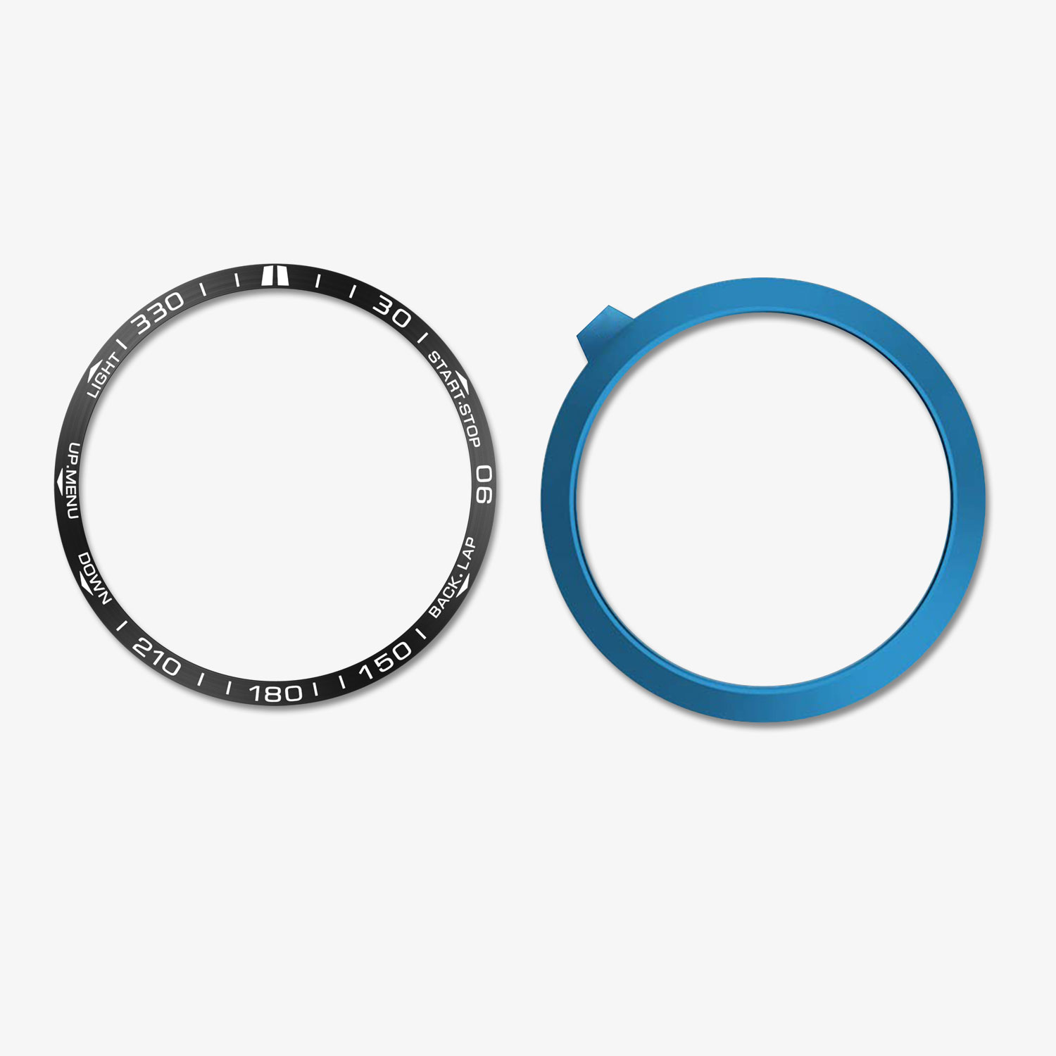 Steel Case For Garmin Fenix 7 Smart Watch Bezel Ring For Garmin Fenix 7S Styling Adhesive Anti Scratch Metal Cover Accessories: Black / For Garmin Fenix 7S