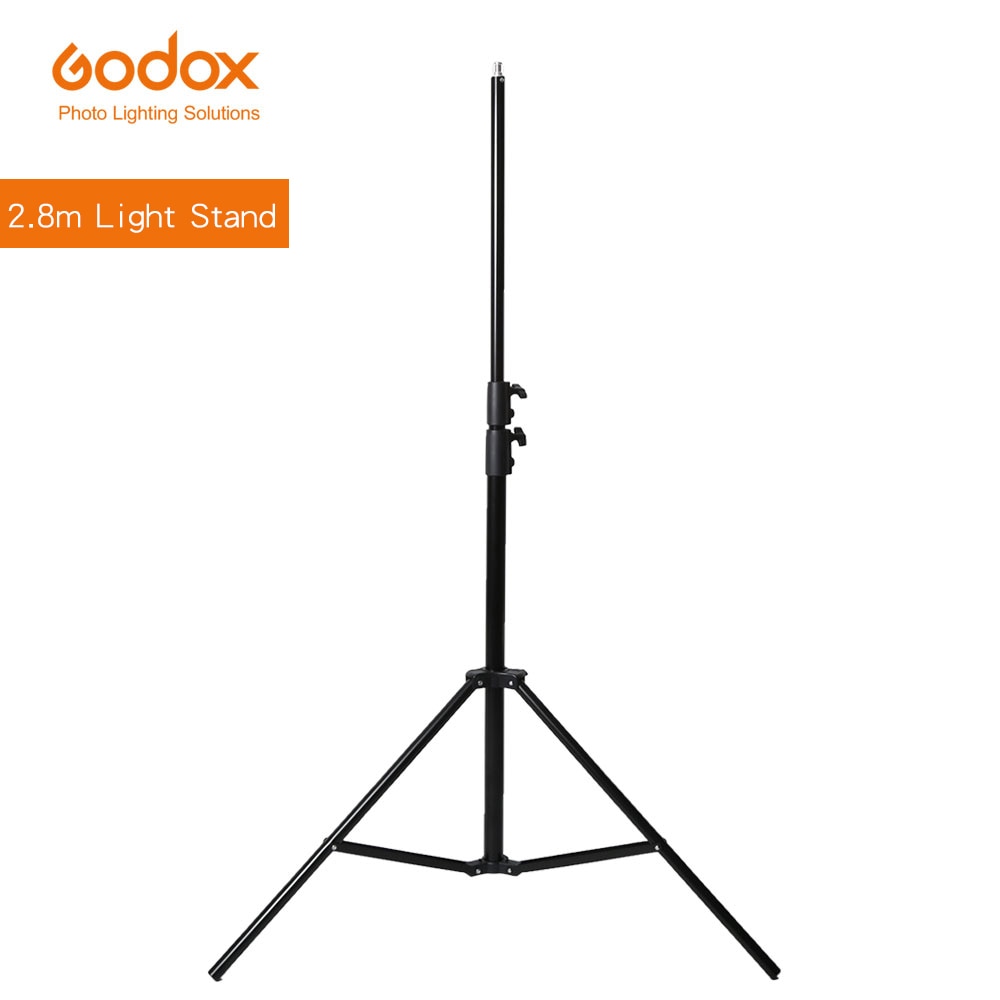 Godox 280cm 2.8m 9FT Pro support de lumière robuste pour Fresnel tungstène lumière Station de télévision Studio Photo Studio trépieds