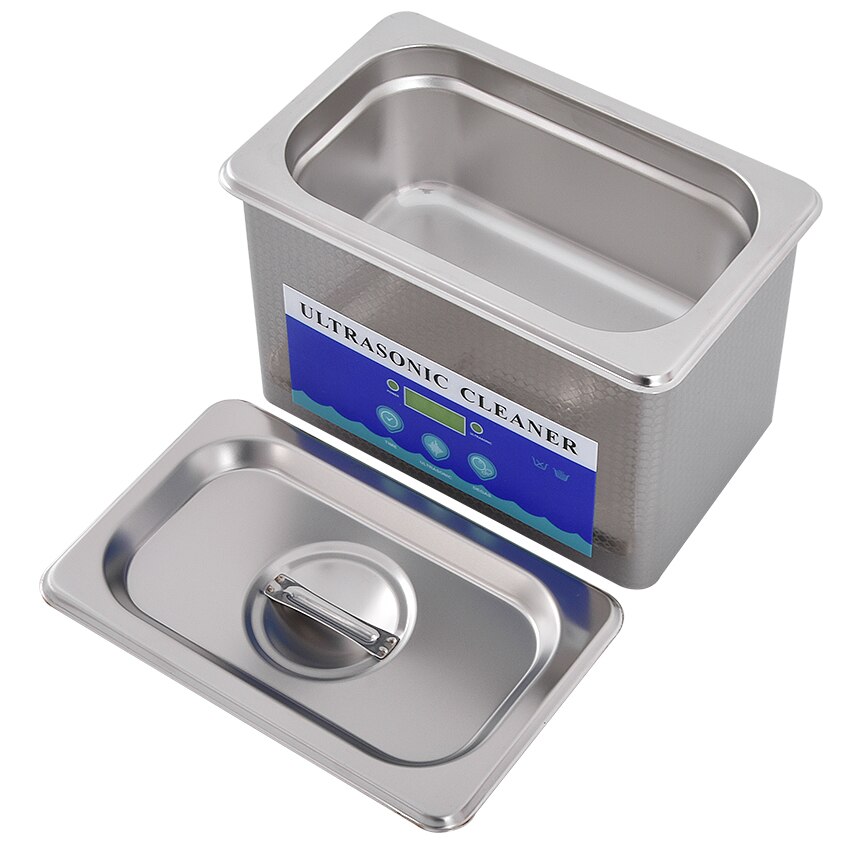 0.8L Stainless Steel Digital Ultrasonic Cleaner Machine Jewelry Eye Glasses Ultra Sonic Cleaning Machine Timing Function DK-008