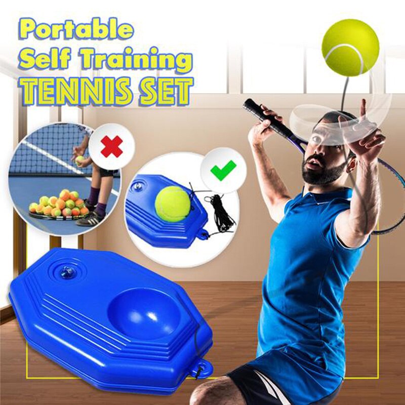 Intensive Tennis Trainer Tennis Practice Single Self-Study Training Rebound Tool DIN889