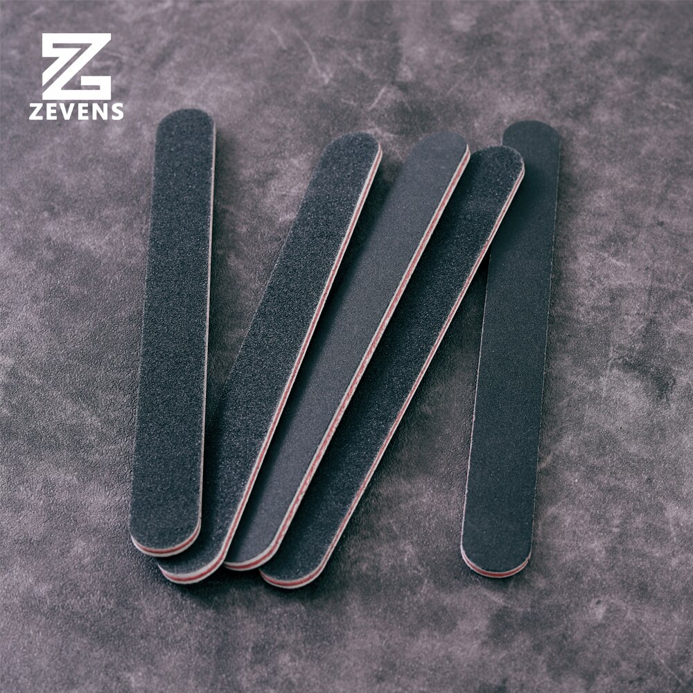 ZEVENS-barras de lijado de esmeril, 5 piezas, 240/180 de grano, tablero de esmeril de doble cara para herramientas de artesanía de cuero, herramienta de acabado pulido de bordes