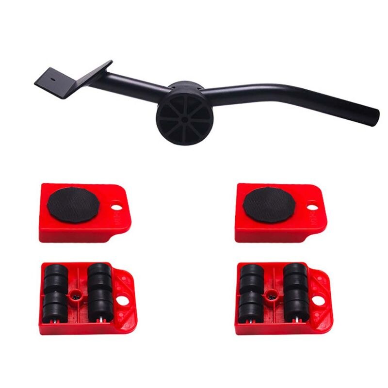 1set Furniture Transport Roller Set Removal Lifting Moving Tool Heavy Object Mover Household Furniture Mobile Slides Trolley: C