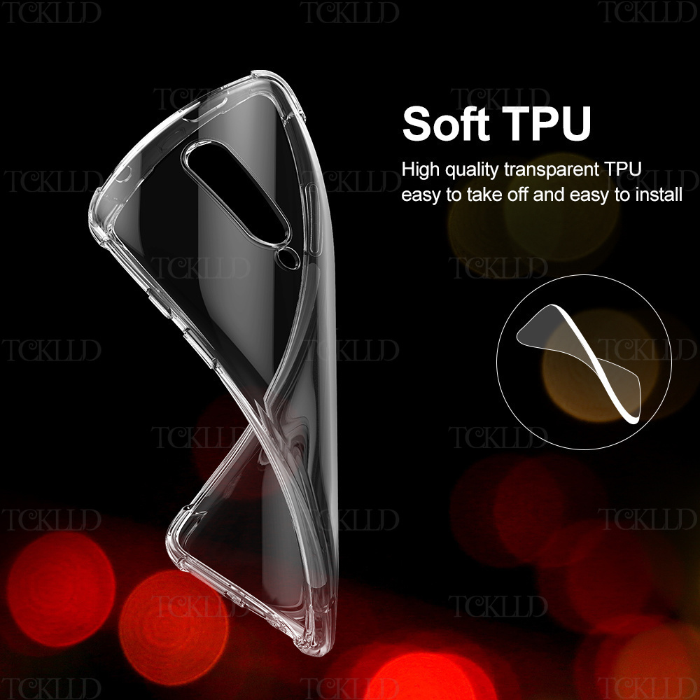 TPU suave transparente para OnePlus 6 7 8 9 10 Pro 5G funda antigolpes a prueba de golpes cubierta trasera completa OnePlus Nord CE 2 6T 7T 8T Pro ACE Shell