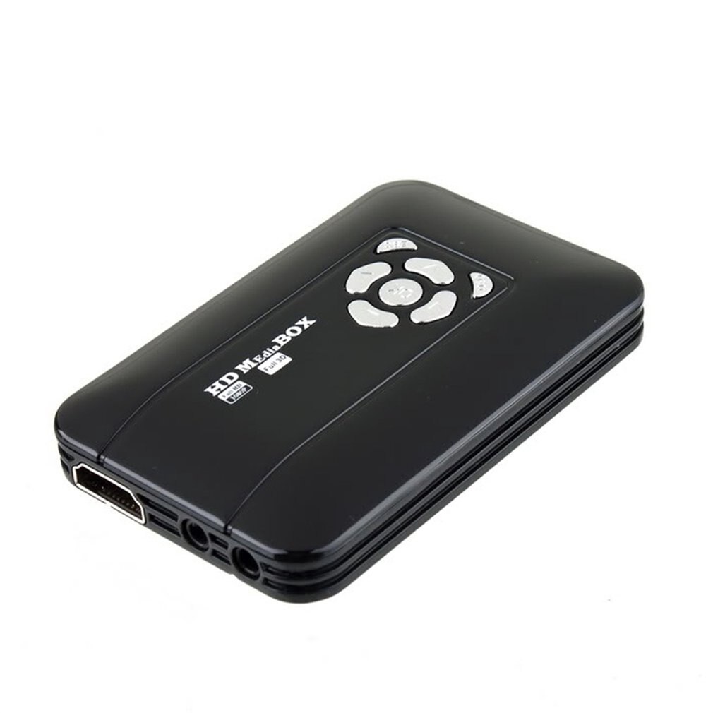 K5 Usb Sd/Mmc Av 1080P 3D Hd Movie Box Flash Play Systeem Eu Plug