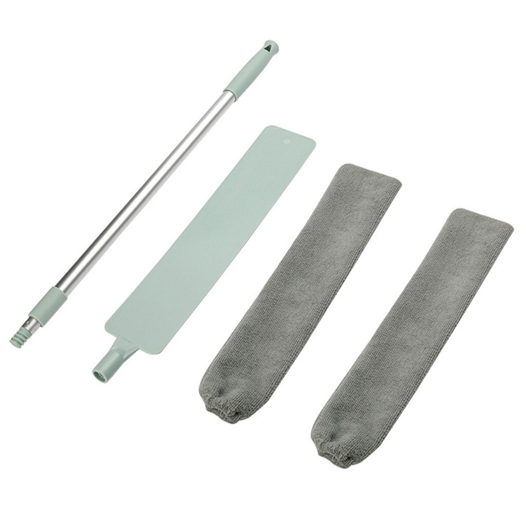 Removable And Washable Telescopic Dust Collector Microfiber Cleaning Brush Cleaning Supplies Broom Sweeper Dust Broom Tool: with 1placement
