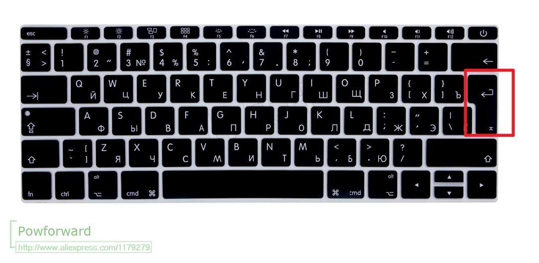 Voor Macbook Pro 13 "A1708 Release Geen Touch Bar) voor Macbook 12 "A1534 Retina Russisch UK Euro Silicone Toetsenbord Cover Skin: Euro Russian