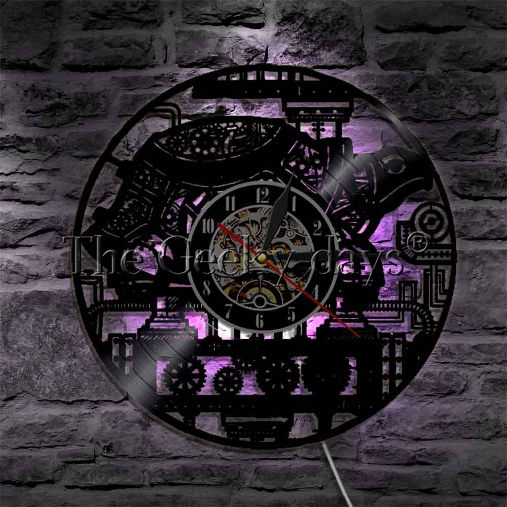 1Piece Steampunk Turtle Wall Clock Vinyl Record Cl... – Grandado