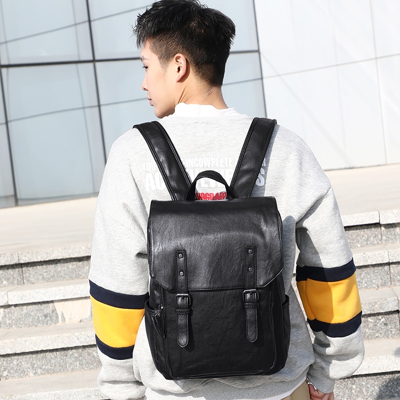 Backpack Men Backpack Storage School Bag For Teenage Boys 15.6 Inch Laptop Rucksack Bolso Mochila Antirobo