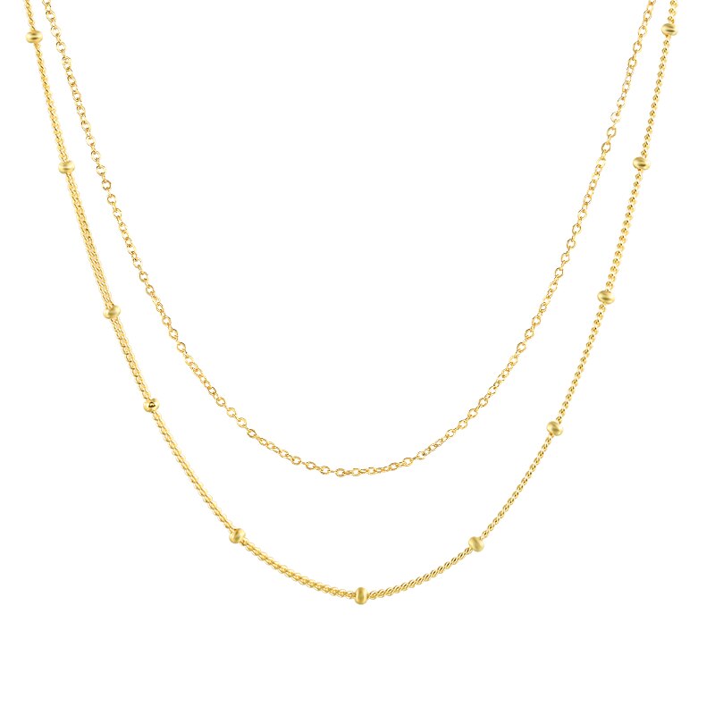 S925 collana in argento Sterling Collier Femme multistrato catena clavicola per donna doppio strato girocollo collane accessori gioielli: 9