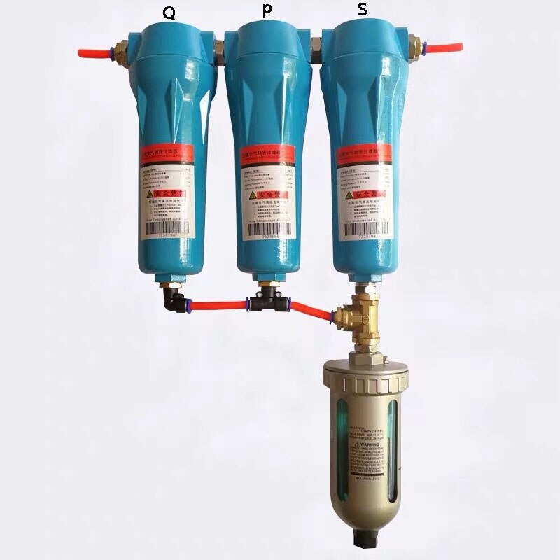 Automatische droge 3/4 " olie-waterafscheider 015 q/ p/s/c luchtcompressor accessoires perslucht precisiefilterdroger qpsc