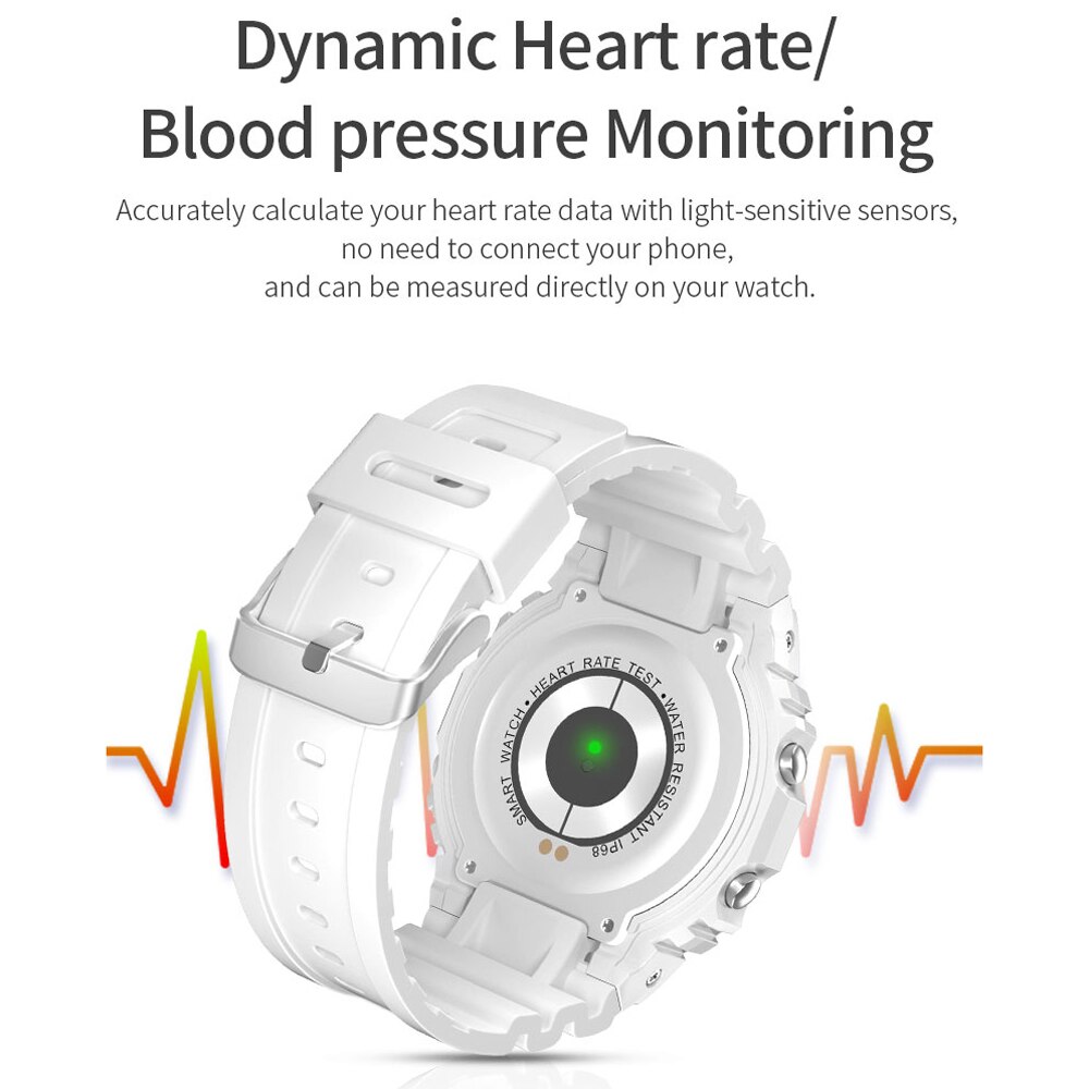 IP68 Waterproof Smart Watch Swimming Men Women Wristwatch Heart Rate Blood Pressure Monitor Bracelet Sports Wristband PK X12