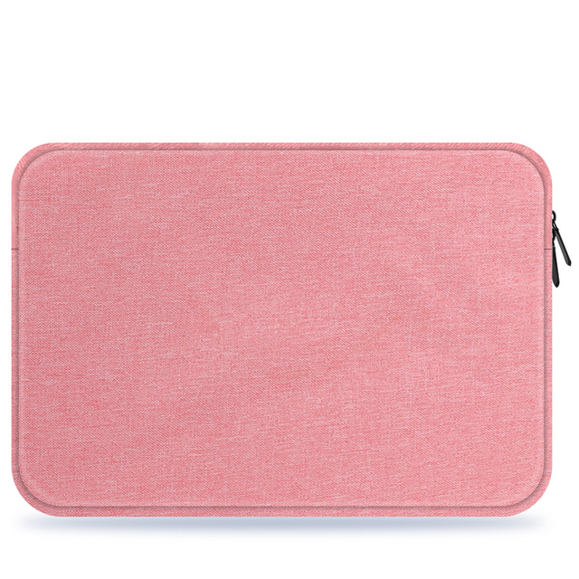 Vanntett laptopveske nettbrett 11 12 13.3 14 15.6 veske til macbook luft pro hp dell acer bærbar datamaskinveske: 12 " / Rosa