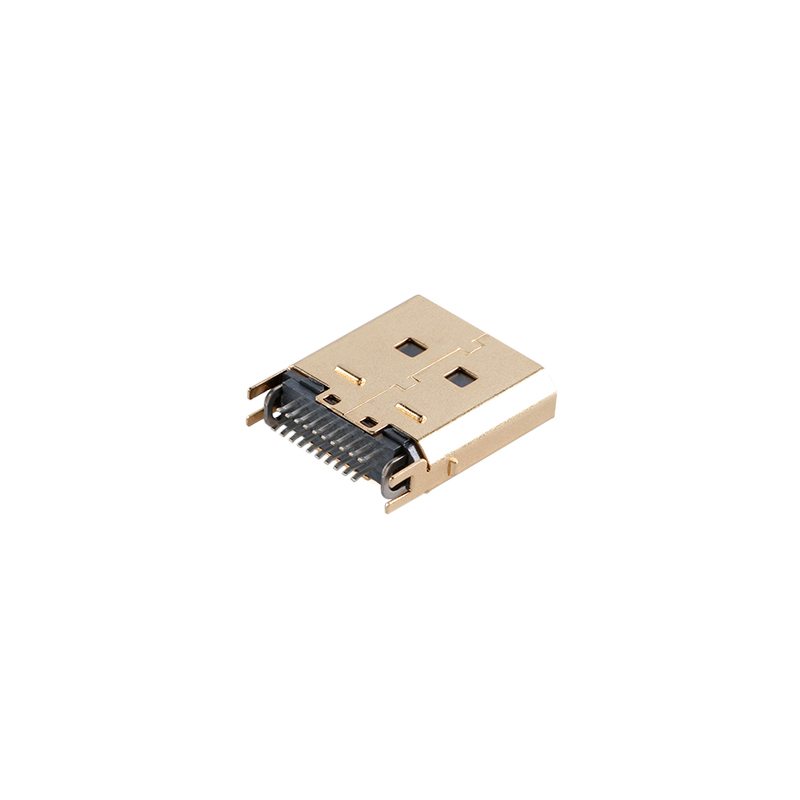 Interfaz DisplayPort de 5 piezas, conector macho, DP-20P, pantalla con clip, interfaz de alta definición, HDMI chapado en oro