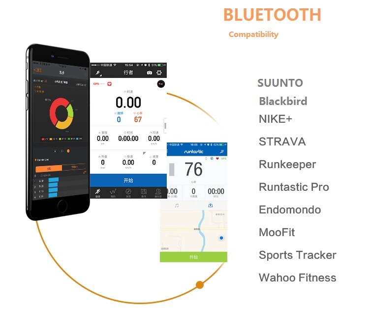 Komputer rowerowy Magene czujnik tętna z pas piersiowy Mrówka Bluetooth MHR10 kompatybilność czujnika garmin-bryton-igps-suunto