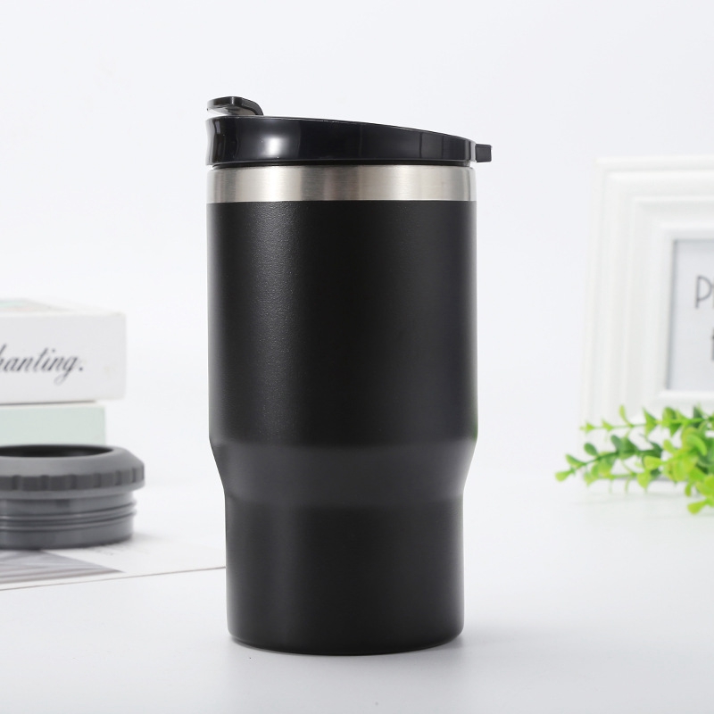 14oz Can Cooler Stainless Steel Insulated Skinny Beer Cooler Insulator Holder With 2 Lids Thermos Copo Termico Water Bottle: 12