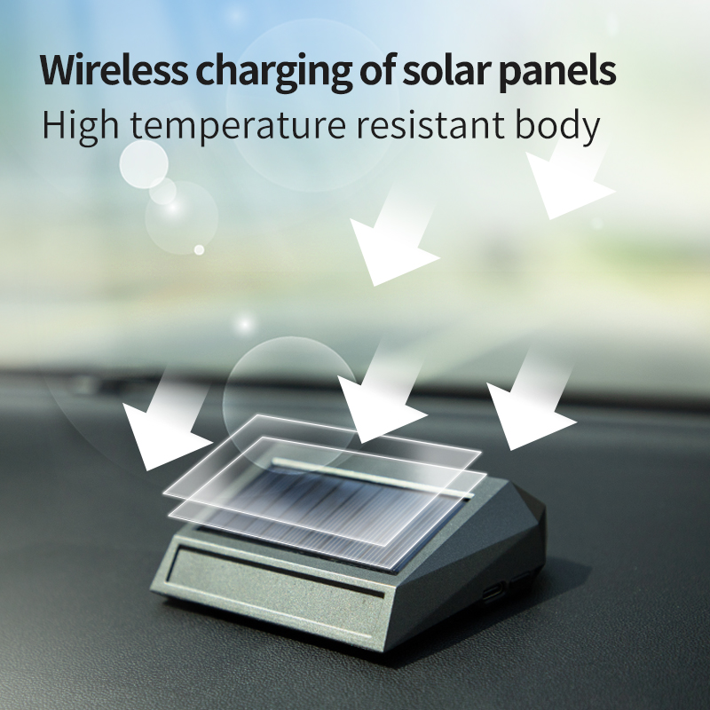 Purificador de aire Solar para coche, limpiador de oxígeno, generador de ozono, eliminador de humo, desodorante de iones negativos con placa de número de estacionamiento temporal
