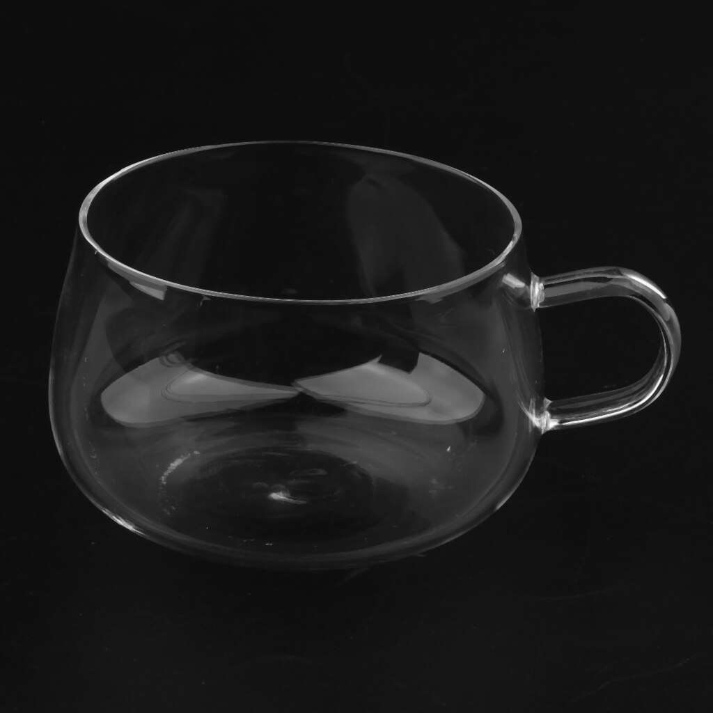 200 Ml Double Wall Borosilicaatglas Cup Mok Cup Clear Hittebestendig Handgemaakte Cup Transparante Glazen Beker Met handvat