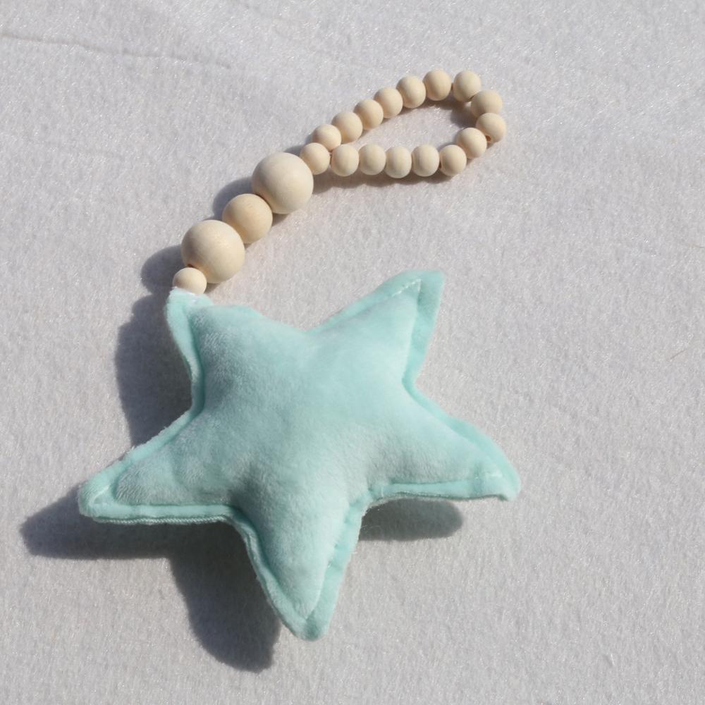 Babykamer Decoratie Baby Accessoires Kamer Baby Spullen Voor Pasgeborenen Baby Room Decor Moon Star Houten Kralen Fotografie Props