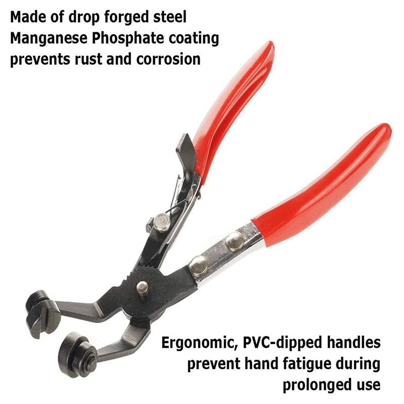 Hose Clamp Car Water Pipe Clamp Fuel Coolant Clamp Rotating Jaw Locking Hose Clamp Car Repair Tool