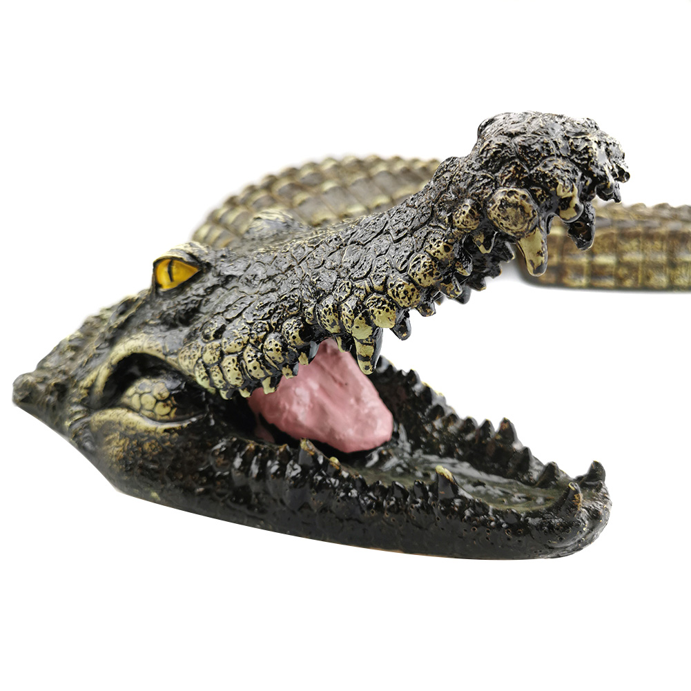 3Pcs/set Floating Resin Artificial Crocodiles for Pond Pool Water Garden Decorations Ornaments DC120