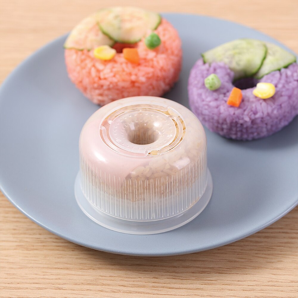 Plastic Doughnut Sushi Mold Kitchen Tools Sushi Maker Rice Molds Vegetable Meat Rolling Tool DIY Cooking Tools
