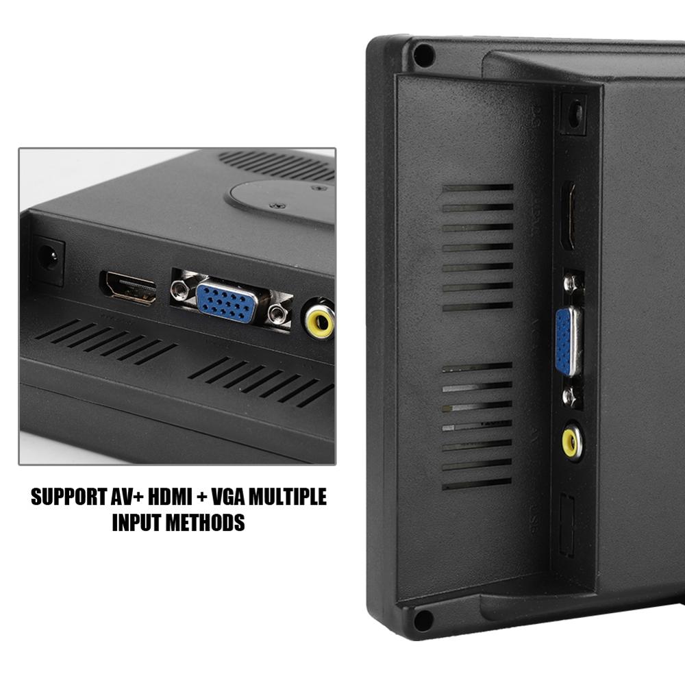 Mini moniteur 10,1 pouces, écran IPS, avec HDMI USB VGA AV BNC - Moniteur  portable pour